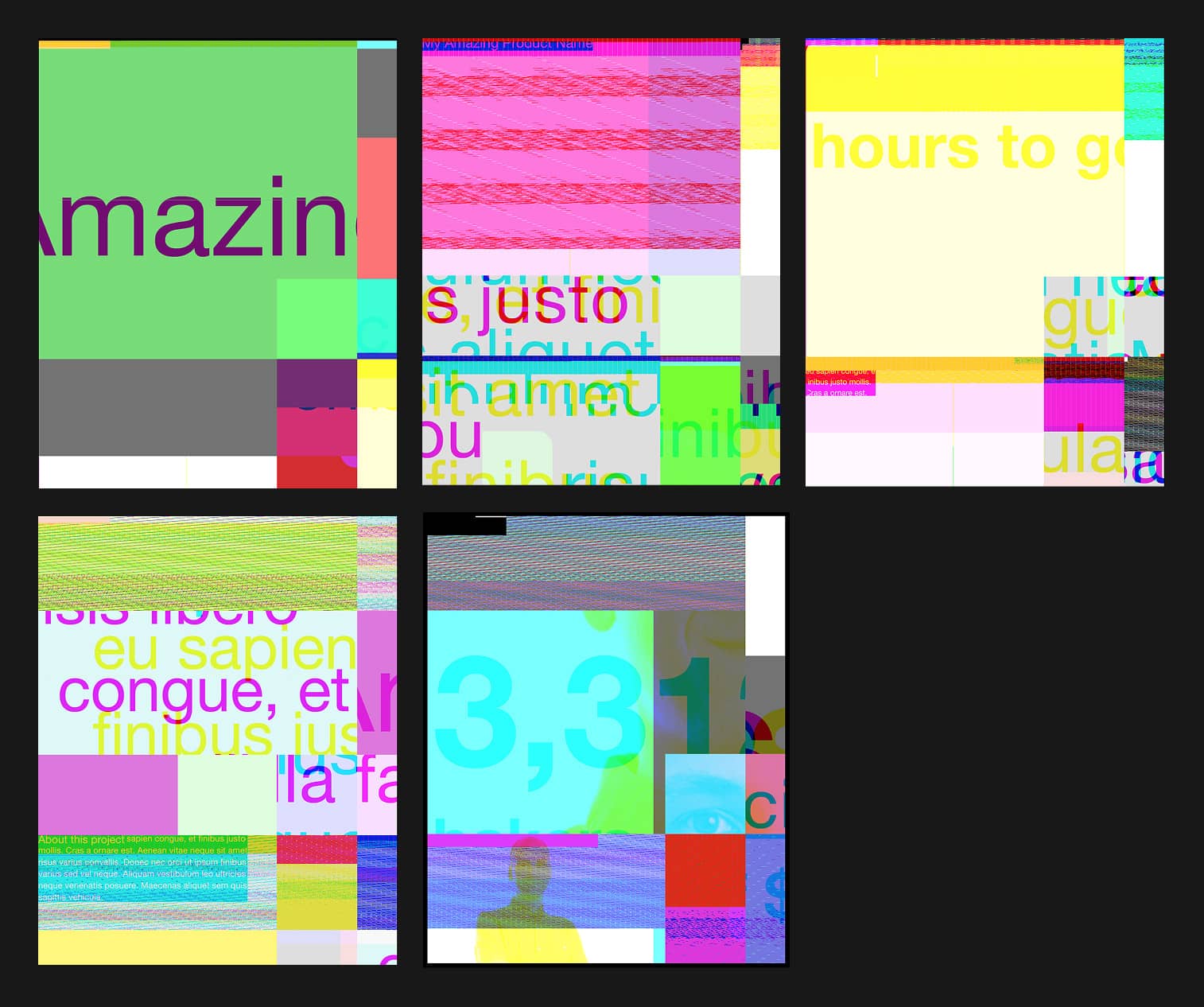 The original machine-generated glitches. Thanks Photoshop!
