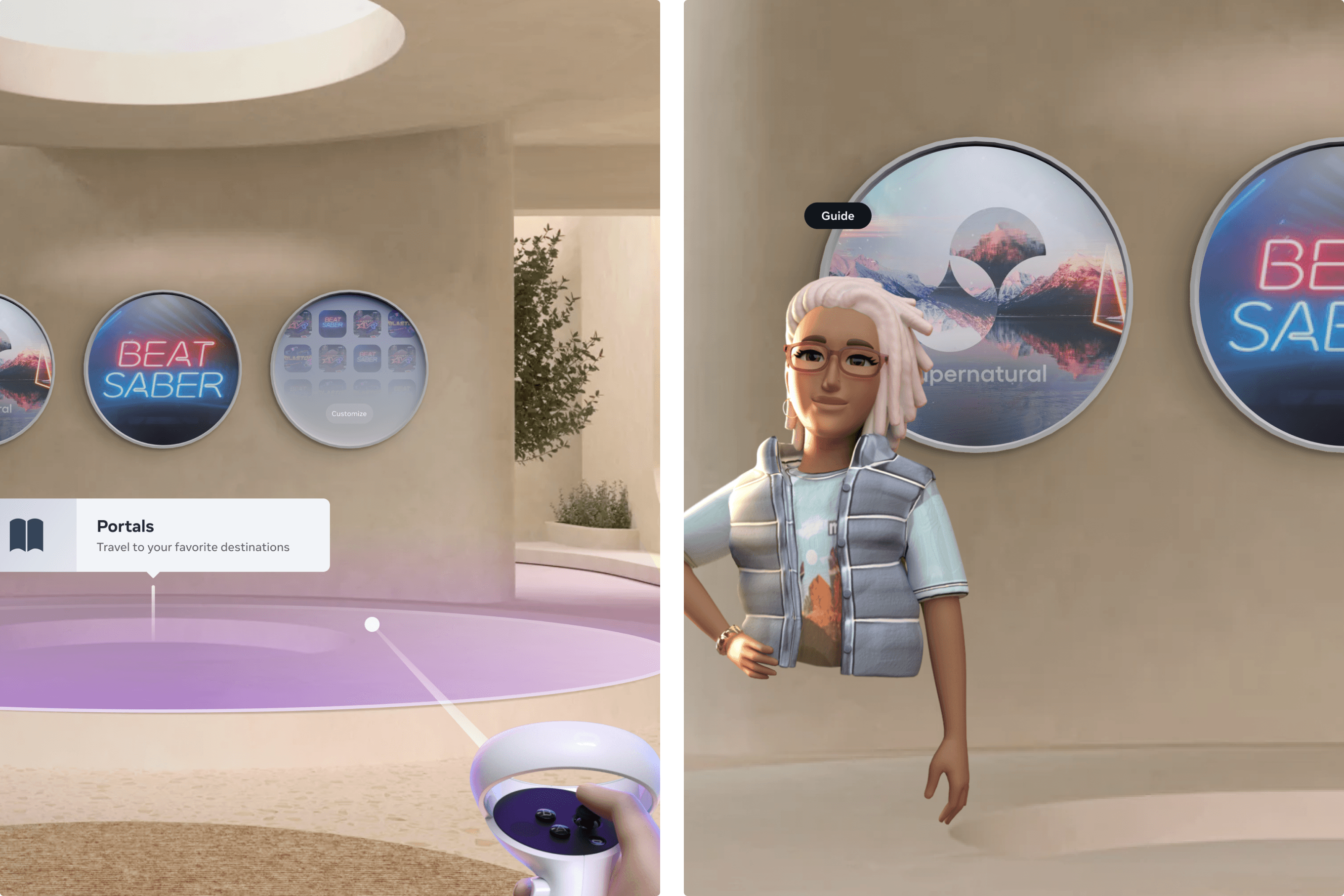 User education — concept of user-customizable portals and onboarding.